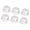 White, variant on 6Pcs Rotating Cord Fixer For Phone Charging Cord Data Line Management In Workplace Or Home Desk Mount Cable Organizers