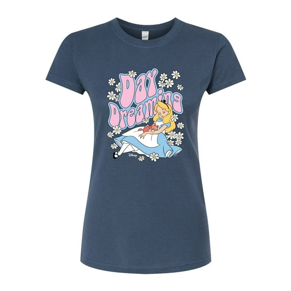 Disney - Alice In Wonderland - Day Dreaming - Juniors Fitted Graphic T-Shirt