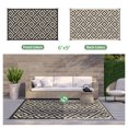 DEORAB 6'x9' Large Outdoor Patio Rug, Waterproof, Reversible Plastic
