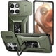 thumbnail image 1 of wonima11 for Motorola Edge 2025 Case, Moto Edge 2025 Phone Case with Ring Holder Kickstand, Built in Slide Camera Lens Cover, Military-Grade Drop Heavy Duty Shockproof Rugged Protective Cover, Green, 1 of 1