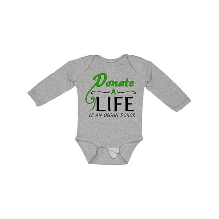 

Inktastic Donate Life-Be an Organ Donor Boys or Girls Long Sleeve Baby Bodysuit