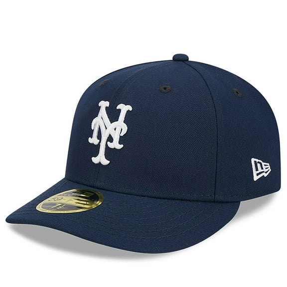 Men's New Era Navy New York Mets Oceanside Low Profile 59FIFTY Fitted Hat