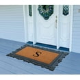 thumbnail image 2 of A1HC Natural Rubber & Coir 24x36 Monogrammed Doormat For Front Door, Anti-Shed Treated Durable Doormat for Outdoor Entrance, Heavy Duty, Low Profile, Easy to Clean, Long Lasting Front Porch Entry Rug, 2 of 7