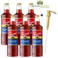 thumbnail image 1 of Torani Strawberry Flavoring Syrup, Professional Garden-Fresh Berry Base, Shatter-Resistant 1L Plastic Bottle + Bonus Squeeze Pump, 1 of 4