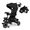 Black, variant on LINLUX 8 in 1 Kids Tricycle, Folding Toddler Trike with Push Handle, Tricycle for Kids, Black