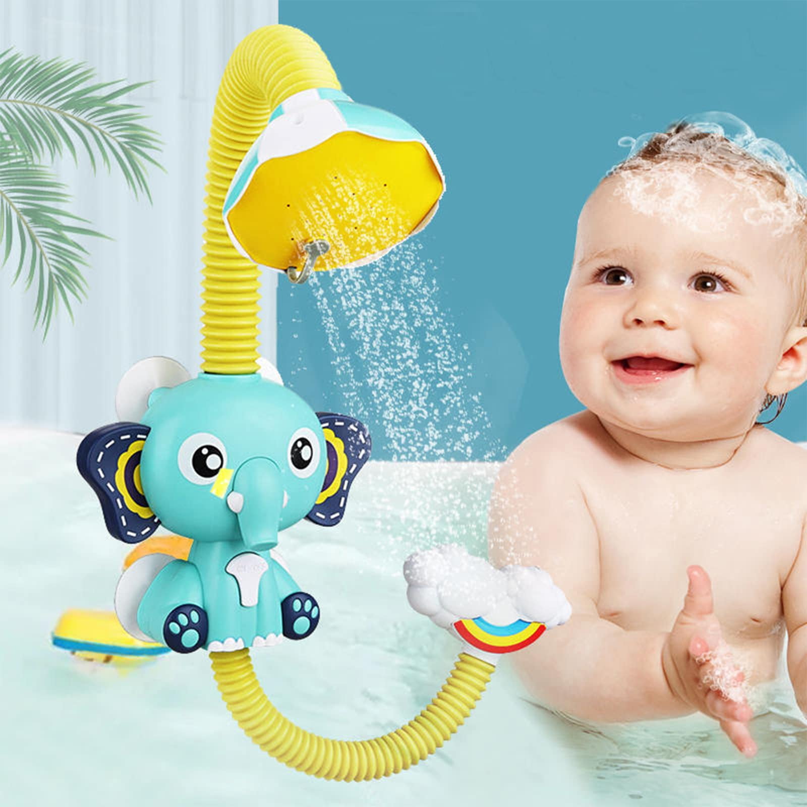 Koala Bath Shower Toy For Kids Battery Operated Water Squirt Shower Faucet  Bathtub Water Pump Sprinkler Shower Pool Bathroom Toy For Baby Toddler Infa