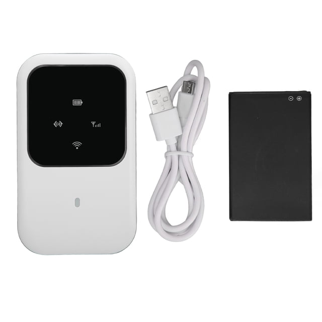 Punto de acceso WiFi móvil H80, tarjeta enchufable multifunción, enrutador WiFi 4G portátil delgado con pantalla LED para viajes en coche al aire libre