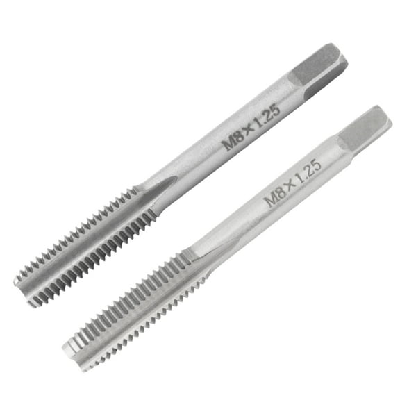 M8X1.25 Hand Tap Right Hand, M8 X 1.25mm Metric Threading Hand Tap 1Pair