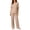Khaki-woman pajama set, variant on Women's Pajama Sets Super Soft Short Sleeve Tops Loose Fit Pants Sleepwear Comfy Pjs Sets Breathable Homewear
