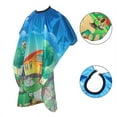 thumbnail image 3 of Imperméable Enfants Coupe Cape Tissu Coiffeur Salon de Coiffure Barbier Tablier, 3 of 5