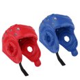 thumbnail image 1 of 2pcs Kids Boxing Helmet Kickboxing Headgear Face Chin Protector Guard Rojo Sunnimix Boxing Helmet Kids, 1 of 8