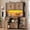 Brown, variant on 47.3" Wide Kitchen Pantry Cabinet with Charging Station and LED Light, Kitchen Storage Cabinet with Storage Cart 3 Tier for Dining Room