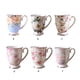 thumbnail image 3 of Naiovety Taza clásica de flores, tazas de cerámica para café, té, agua, contenedor, taza de lujo, tazas para restaurante, regalo Vintage para beber Juegos de servir café y té Tipo4 Naiovety HA081621-04, 3 of 6