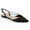 Black, variant on FSJ Women Closed Pointed Toe Rhinestone Strappy Slingback Flats Adjustable Buckle Sandals Comfortable Dress Shoes Size 8 Purple