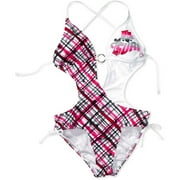 Op - Juniors Plaid Monokini
