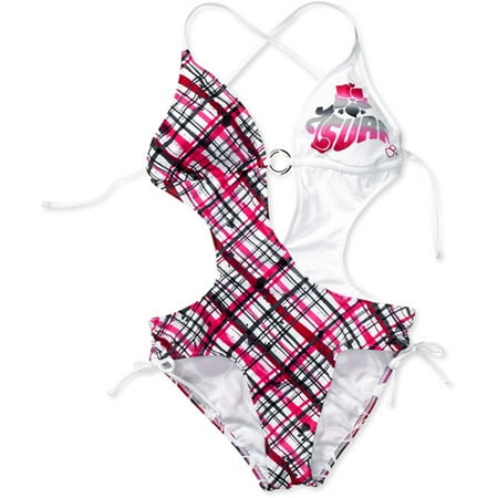 Op - Juniors Plaid Monokini
