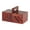 Red, variant on Gazechimp 9.45 x 5.31 x 5.91 Red Expandable Wood Sewing Basket with Handle for Embroidery Household