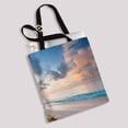 thumbnail image 2 of PKQWTM Caribbean beach in Playacar of Mexico Canvas Shoulder Bags Handbags Tote Bags Shopping Bag, 2 of 2