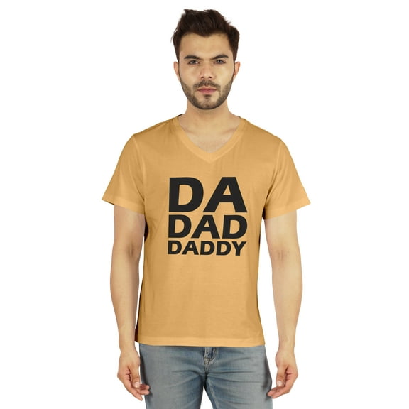 Inkmeso Mens Tshirt Da Dad Daddy Graphic Tshirt For Dad Gift Tee Shirt For First Time Daddy