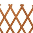 thumbnail image 6 of vidaXL Expandable Solid Firwood Trellis Fence Brown, 6 of 6
