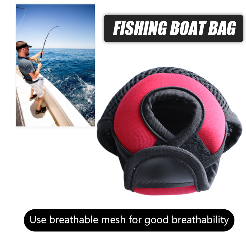 Fishing Wheel Bag Breathable Fishing Reel Bag Outdoor Accessories (Red)