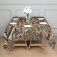thumbnail image 3 of Reed Camo Dry Plants Pattern Square Tablecloth,Waterproof Square Table Cover,Wipeable Spillproof Washable Table Cover for Home Kitchen Party Decor 60"x60"(152x152cm), 3 of 6