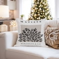 thumbnail image 4 of Ethan Taylor Abstract Throw Pillow Soft Cushion Cover 'Matisse Cutouts Black & Beige Shapes' Mid-Century Modern Pattern Decorative Square Accent Pillow Case, 16x16 Inches, Black, Beige, 4 of 5