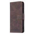 thumbnail image 2 of For Samsung Galaxy A22 4G Magnetic Clasp RFID Blocking Anti-Theft Leather Case with Holder & Card Slots & Wallet(Brown), 2 of 3