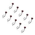 thumbnail image 1 of Light 10pcs Side Marker Light 3LED IP68 Waterproof Round Clearance Indicator Taillight Universal for Truck Car RV, 1 of 7