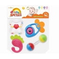 thumbnail image 1 of Caja de regalo con sonajero para recién nacidos, caja de almacenamiento de juguetes de goma suave con combinación de goma para bebés, 1 of 1