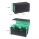 thumbnail image 4 of Caja de Almacenamiento de Tarjetas Magnéticas para Juegos Portátil, Caja de Almacenamiento con Cajón con Ventana de Visualización, Tarjetero para Tarjetas de Juegos Mágicos Gris, 4 of 8