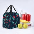 thumbnail image 2 of Insulated Lunch Bag for Women Men ,Photinia Arbutifolia Reusable Cute Lunch Bags for Picnic School Work Office Christmas, 2 of 8
