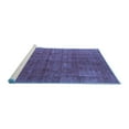 thumbnail image 2 of Ahgly Company Machine Washable Indoor Rectangle Oriental Blue Industrial Area Rugs, 2' x 4', 2 of 4