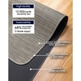 thumbnail image 4 of Office Chair Mat for Hardwood Floor, Non Slip Desk Chair Mat for Home Office, Heavy Duty Floor Protector for Rolling Computer Chair, Chair Mat for Wood Tile Floor 48" x 48", 4 of 10