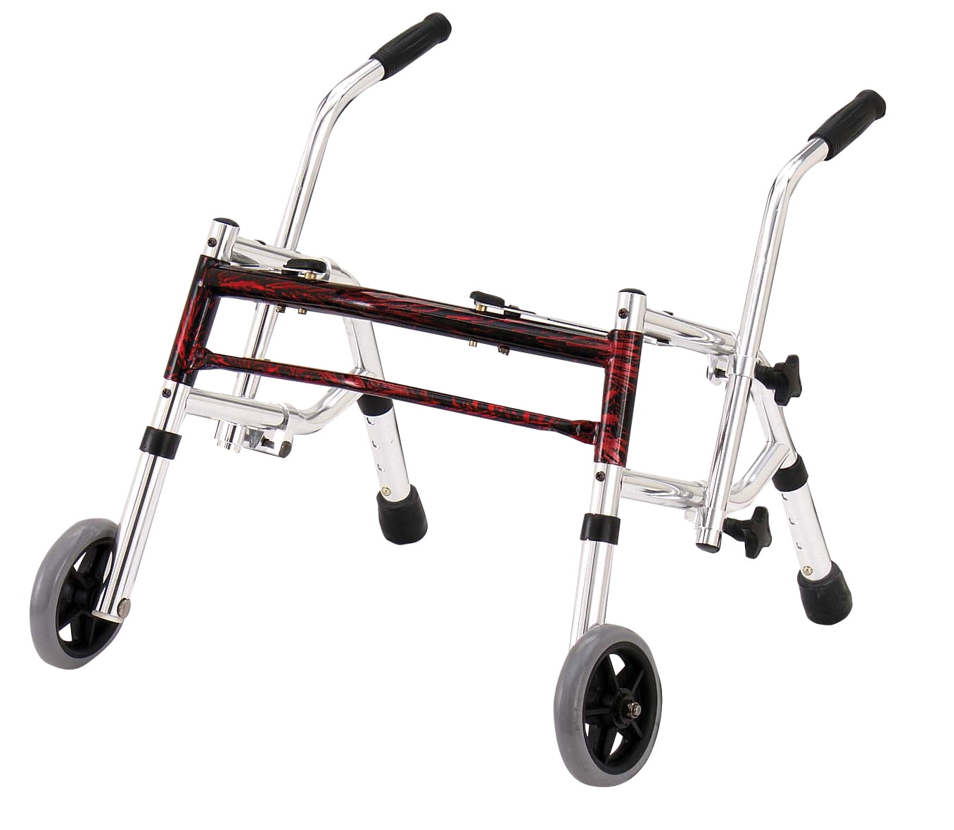 Drive Medical Glider Walker, Pediatric, Flame Red