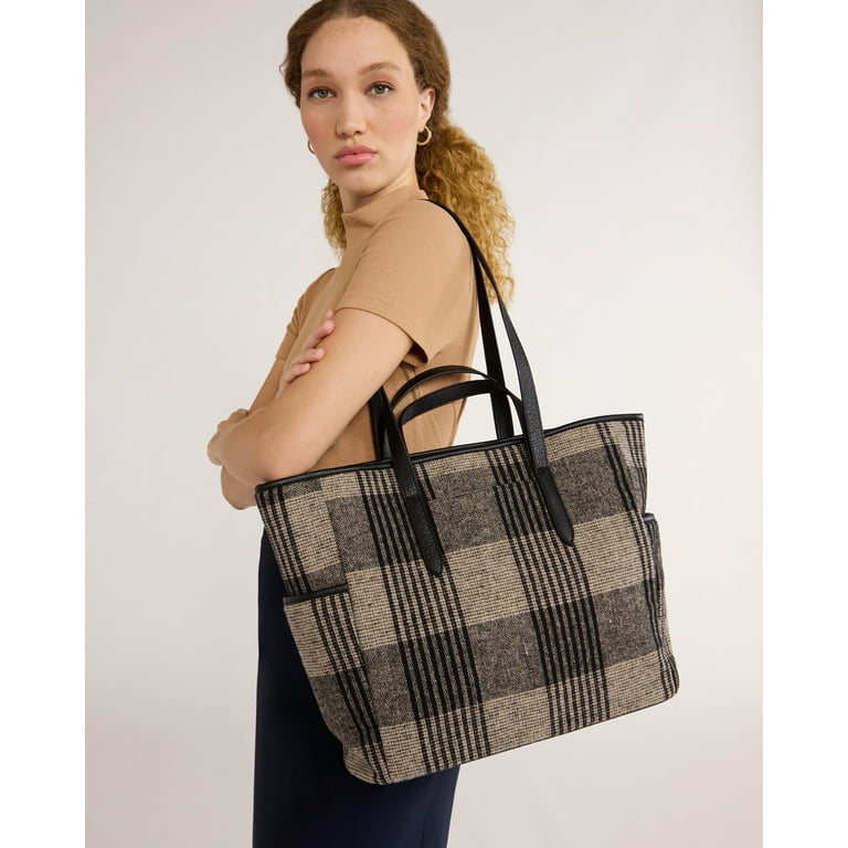Plaid bag sale