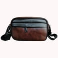 thumbnail image 5 of fankhu Casual Business Men Shoulder Bag Wide Strap Men Shoulder Crossbody Bag Small Square Plaid Designer for Travel Work, 5 of 7