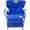 Blue, variant on Large Parcel Drop Box for Porch Lockable, Floor Mount Mailbox with Steel Construction, Black 17x13.4x50.4 inches for Package Delivery Security