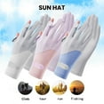 thumbnail image 4 of Thin Ice Silk Sun Gloves for Women Men UV Protection Driving Cycling Gloves with Touchscreen Fingers Non-Slip Breathable Summer Outdoor Gloves, 4 of 8