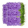 thumbnail image 2 of Flor de Glicinia Artificial, Decoración de Vides Falsas 14pcs Fácil Limpio Seis Hoja para Bodas, 2 of 8