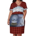 thumbnail image 3 of Fraser's Ridge globo de nieve vestido suelto con bolsillo ropa de mujer ropa de mujer vestido lindo, 3 of 7