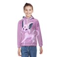 thumbnail image 2 of Espeon Hoodie with Pocket Cartoon Anime for Boys Girls Teens Gift, 2 of 6