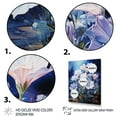 thumbnail image 3 of Designart "pasture Gentian Glory" Floral & Botanical Floater Framed Wall Art Print, 3 of 7