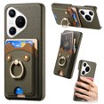 thumbnail image 1 of Case for FOXDOCK Huawei Pura 70 , Leather, Bear Ring, Card Holder, 1 of 4
