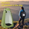 thumbnail image 4 of Portable Camping Privacy Tent, Outdoor Shower Tent Kit with 5 Gallon Shower Bag-(Nozzle Upgraded), 4 of 9