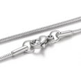 thumbnail image 1 of 1 collar de cadena de serpiente de acero inoxidable 304 con cierre de pinza de langosta, 1 of 2