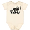 thumbnail image 3 of Inktastic I Hooked Grammy's Heart with Fishing Rod Boys or Girls Baby Bodysuit, 3 of 5