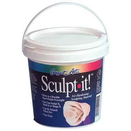 Sargent Art Sculpt It Air-Dried Sculpting Material, 10 lbs, White