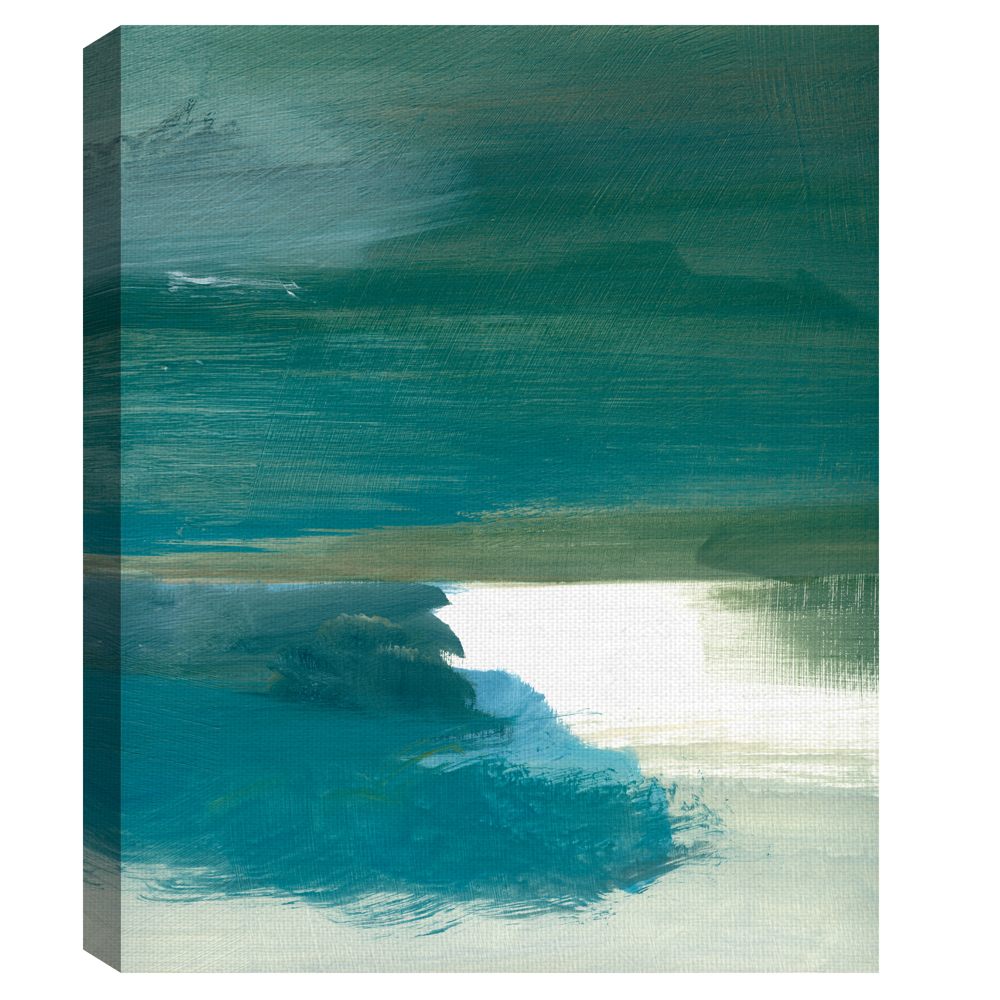 Masterpiece Art Gallery Coastal Seascape Bold C by Studio Arts Canvas Art Print 22" x 28"