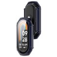 thumbnail image 4 of Caja De Cristal Caja De Cristal Estuche de vidrio PC Bumper Shell Case para Xiaomi Mi Band 8 Smart Band (Azul), 4 of 6